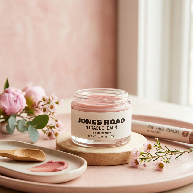 Jones Road Beauty modern aesthetic makeup setup